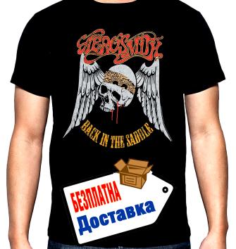 Aerosmith, Back in the saddle, мъжка тениска, 100% памук, S до 5XL